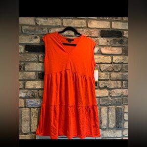 New women’s size medium red dress